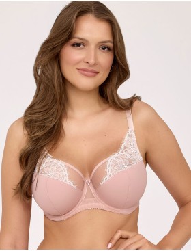 Бюстгальтер полумягкий Ava MISTRAL 2223 PU velvet blush, Цвет: пудра, Размеры: 75E, изображение 3