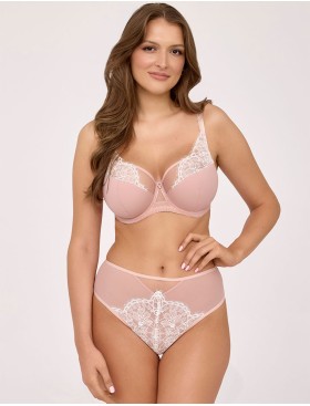Бюстгальтер полумягкий Ava MISTRAL 2223 PU velvet blush, Цвет: пудра, Размеры: 75E, изображение 4