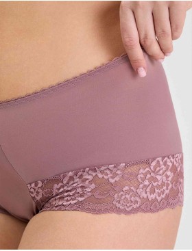 Трусы женские высокие Elli 711 LACE кофейно-розовый, Цвет: кофейно-розовый, Размеры: 3XL, изображение 3