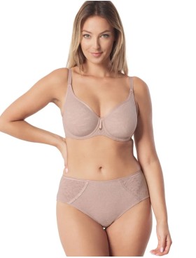 Трусы комфорт Mefemi NELA classic капучино, Цвет: капучино, Размеры: 2XL, изображение 3