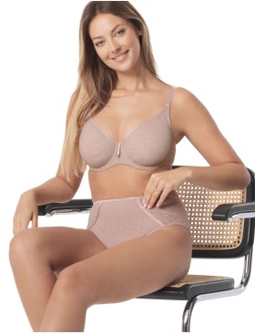 Трусы комфорт Mefemi NELA classic капучино, Цвет: капучино, Размеры: 2XL, изображение 5