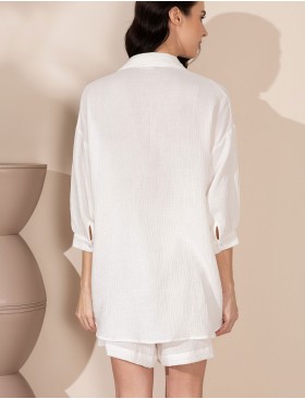 Комплкект блуза с шортами Mia-Amore NANCY 6035 белый, Цвет: белый, Размеры: 4XL, изображение 2