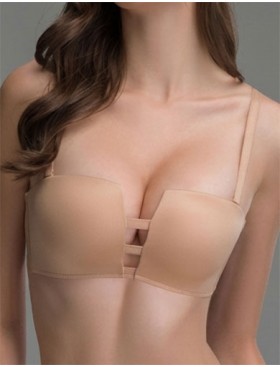 Бюстгальтер планж пуш-ап Mioocchi NAOMI 8313 praline, Цвет: praline (пралине), Размеры: 80D