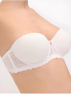 Бюстгальтер бандо Ysabel Mora 10174 BRIDAL жемчужный, Цвет: жемчужный, Размеры: 85B, изображение 2