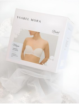 Бюстгальтер бандо Ysabel Mora 10174 BRIDAL жемчужный, Цвет: жемчужный, Размеры: 85B, изображение 5
