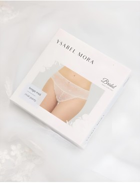 Кружевные трусы слипы Ysabel Mora 10177 BRIDAL жемчужный, Цвет: жемчужный, Размеры: S, изображение 4