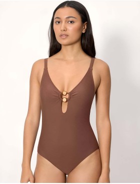 Совместный купальник Ysabel Mora CALETA 83471 коричневый, Цвет: коричневый, Размеры: 85B