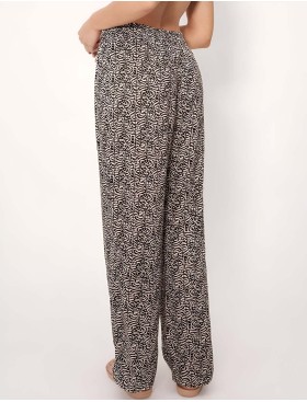 Лёгкие брюки из вискозы Ysabel Mora COAST 86229 чёрный/бежевый, Цвет: чёрный/бежевый, Размеры: XS, изображение 2
