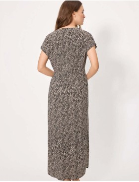 Длинное пляжное платье Ysabel Mora COAST 86232 чёрный/бежевый, Цвет: чёрный/бежевый, Размеры: M, изображение 2