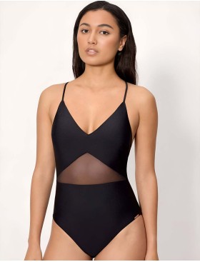 Чёрный закрытый купальник Ysabel Mora COCONUT 83280, Цвет: чёрный, Размеры: 85B