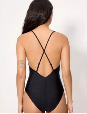 Чёрный закрытый купальник Ysabel Mora COCONUT 83280, Цвет: чёрный, Размеры: 85B, изображение 3