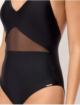 Чёрный закрытый купальник Ysabel Mora COCONUT 83280, Цвет: чёрный, Размеры: 85B, изображение 4