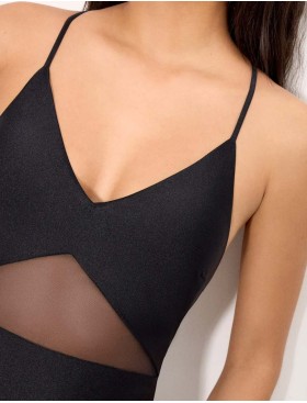 Чёрный закрытый купальник Ysabel Mora COCONUT 83280, Цвет: чёрный, Размеры: 85B, изображение 5