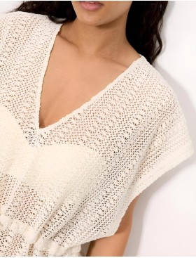 Ажурная туника Ysabel Mora CREAM 86266 кремовый, Цвет: кремовый, Размеры: UN, изображение 3