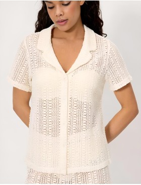 Пляжная рубашка Ysabel Mora CREAM 86283 кремовый, Цвет: кремовый, Размеры: S