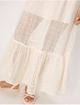 Длинное пляжное платье Ysabel Mora CREAM 86285 кремовый, Цвет: кремовый, Размеры: S, изображение 4