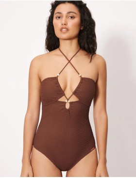 Слитный купальник Ysabel Mora SAND 83360 коричневый, Цвет: коричневый, Размеры: 85B