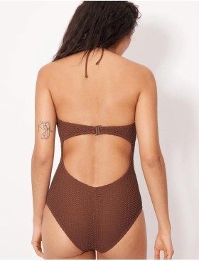 Слитный купальник Ysabel Mora SAND 83360 коричневый, Цвет: коричневый, Размеры: 85B, изображение 2