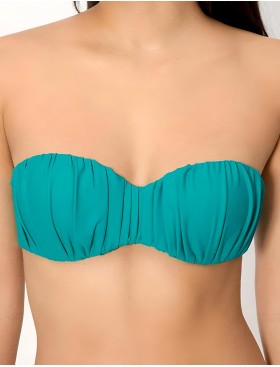 Купальный бюст-бандо Ysabel Mora TURQUOISE 83425 бирюзовый, Цвет: бирюзовый, Размеры: 85B