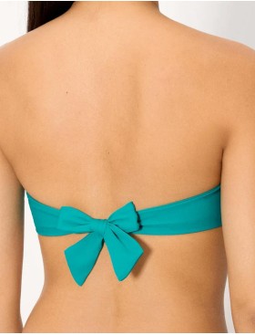 Купальный бюст-бандо Ysabel Mora TURQUOISE 83425 бирюзовый, Цвет: бирюзовый, Размеры: 85B, изображение 2
