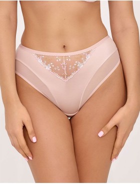 Трусики бразилиана Ava ROSETTE 2228 brazilian glided petal, Цвет: пудра, Размеры: 2XL