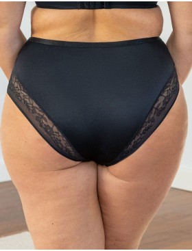 Трусы высокие Kris Line NOA briefs high waist, Цвет: черный, Размеры: 2XL, изображение 2