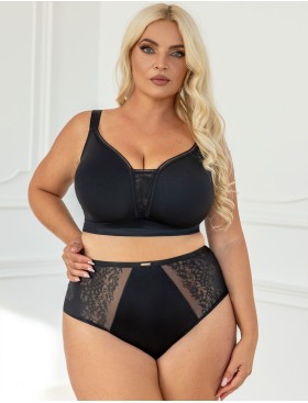 Бюстгальтер без косточек Kris Line NOA soft pro comfort no wire, Цвет: черный, Размеры: 100D, изображение 4