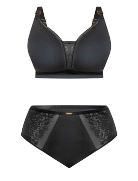 Бюстгальтер без косточек Kris Line NOA soft pro comfort no wire, Цвет: черный, Размеры: 100D, изображение 8