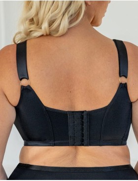 Бюстгальтер без косточек Kris Line NOA soft pro comfort no wire, Цвет: черный, Размеры: 100D, изображение 2