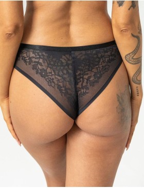 Трусики бразилиана Kris Line NOA stringshorts, Цвет: черный, Размеры: XL