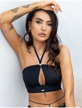 Купальный топ бралетт Kris Line BORA BORA bralettebikini, Цвет: черный, Размеры: S, изображение 3