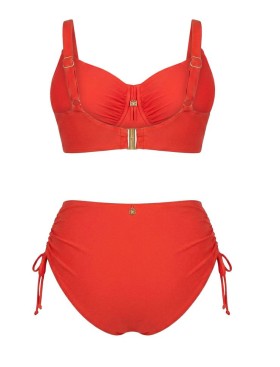 Высокие плавки с регулировкой Kris Line CORAL high waist, Цвет: коралл, Размеры: M, изображение 6