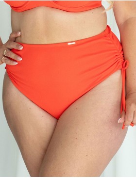 Высокие плавки с регулировкой Kris Line CORAL high waist, Цвет: коралл, Размеры: M