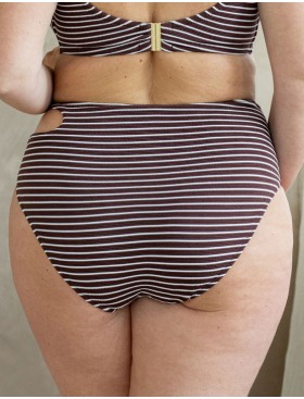 Высокие плавки с вырезом Kris Line JAVA briefs high waist, Цвет: коричневый, Размеры: M, изображение 2