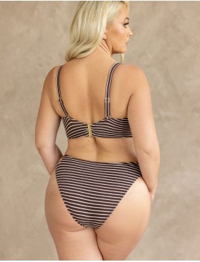 Верх купальника бандо Kris Line JAVA balkonette MHM, Цвет: коричневый, Размеры: 65G, изображение 6