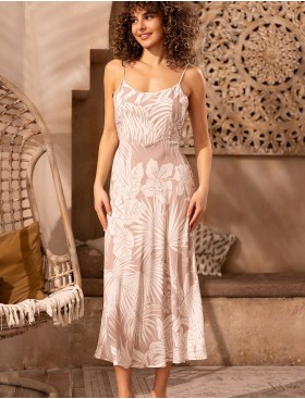 Длинный сарафан Mia-Amore TELMA 5780, Цвет: латте, Размеры: M