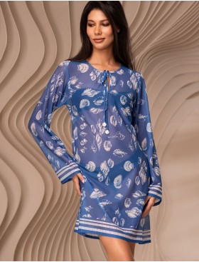 Короткая туника Mia-Amore UNDINA 2400, Цвет: синий, Размеры: 3XL