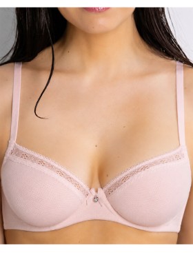 Бюстгальтер с мягкой чашкой Sielei DARLING 1870 cipria, Цвет: cipria (пудровый), Размеры: 75C