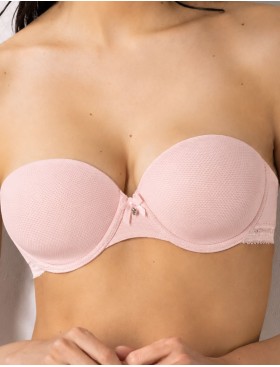Бюстгальтер бандо Sielei DARLING 1880 cipria, Цвет: cipria (пудровый), Размеры: 75B