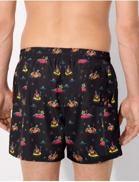 Мужские пляжные шорты Ysabel Mora SPLASH&SKULL 90408, Цвет: чёрный, Размеры: M, изображение 2