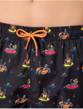 Мужские пляжные шорты Ysabel Mora SPLASH&SKULL 90408, Цвет: чёрный, Размеры: M, изображение 3