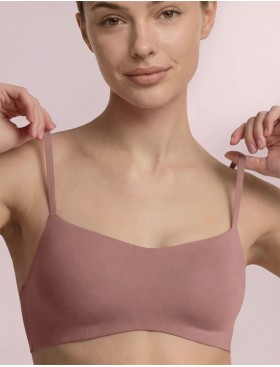 Бюстгальтер топ из хлопка Infiore NATURALFIT 772 caramel, Цвет: caramel (карамель), Размеры: 75B, изображение 4