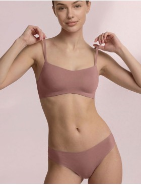 Бюстгальтер топ из хлопка Infiore NATURALFIT 772 caramel, Цвет: caramel (карамель), Размеры: 75B, изображение 5
