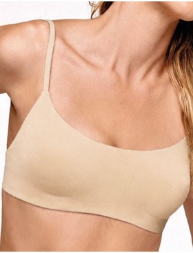 Бюстгальтер топ из хлопка Infiore NATURALFIT 772 sabbia, Цвет: sabbia (песочный), Размеры: 75B