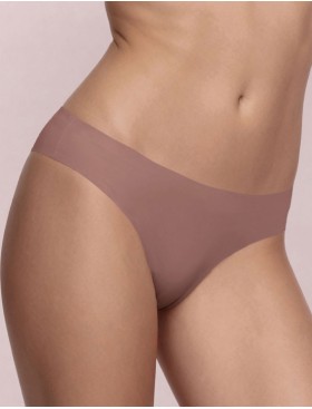 Бразилиана-невидимки из хлопка Infiore NATURALFIT 776 caramel, Цвет: caramel (карамель), Размеры: M