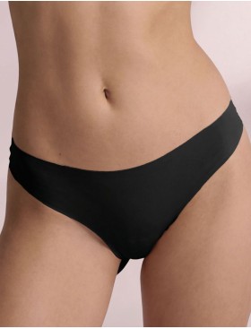 Бразилиана-невидимки из хлопка Infiore NATURALFIT 776 nero, Цвет: nero (черный), Размеры: S