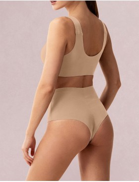 Высокие трусы бразилиана Infiore EVOLUTION 707 beige, Цвет: beige (бежевый), Размеры: M, изображение 4