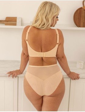 Бюстгальтер без косточек Kris Line NEL soft full cup no wire, Цвет: персик, Размеры: 75H, изображение 7