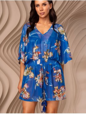 Туника c декоративной завязкой Mia-Amore ANTIGUA 2171, Цвет: синий, Размеры: L/XL, изображение 3