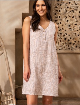 Летнее платье-сарафан Mia-Amore AMBER 5790, Цвет: бежевый, Размеры: XL